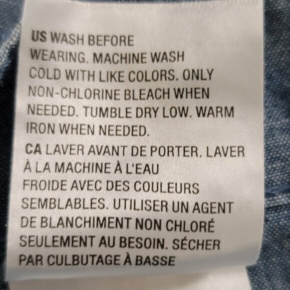 ***Karen Scott Women's Relaxed Fit Cotton Utility Pocket Shorts 16 Chambray*** - Picture 11 of 11